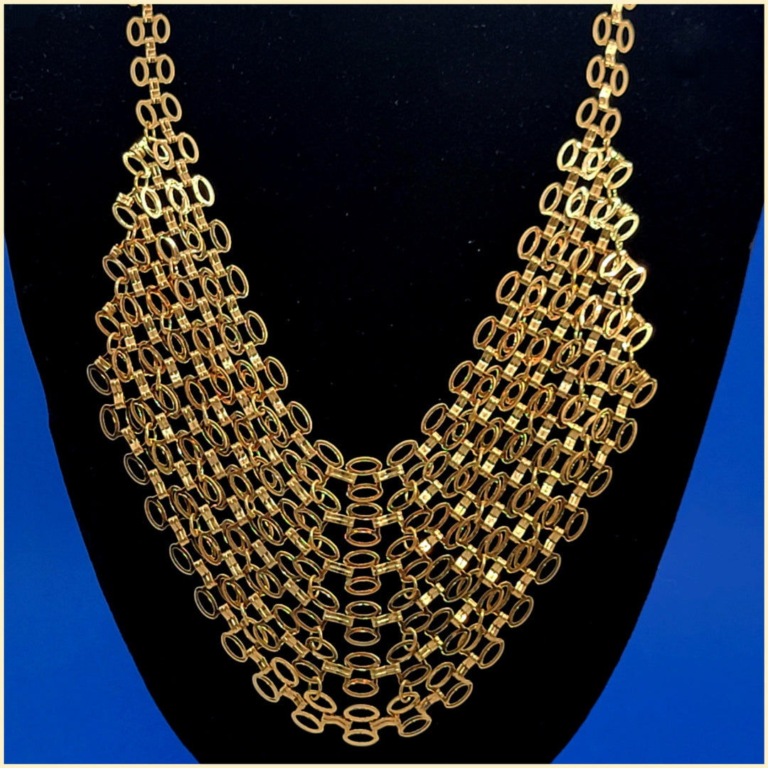 Loops Chain Mail Necklace - Leila Jewels