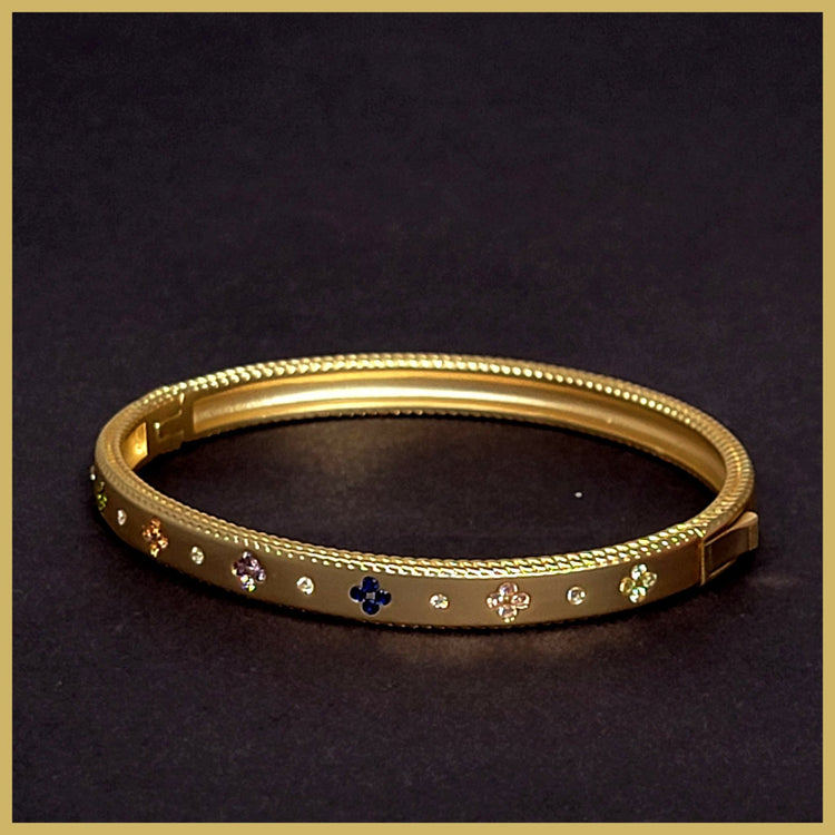 Verona Rainbow Bangle - Leila Jewels