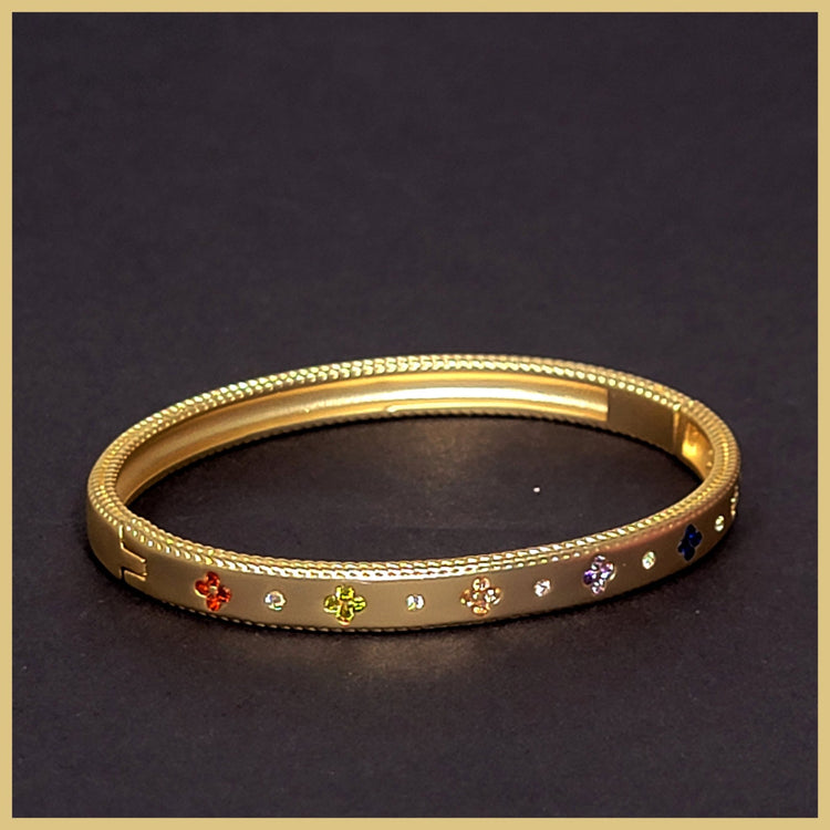 Verona Rainbow Bangle - Leila Jewels