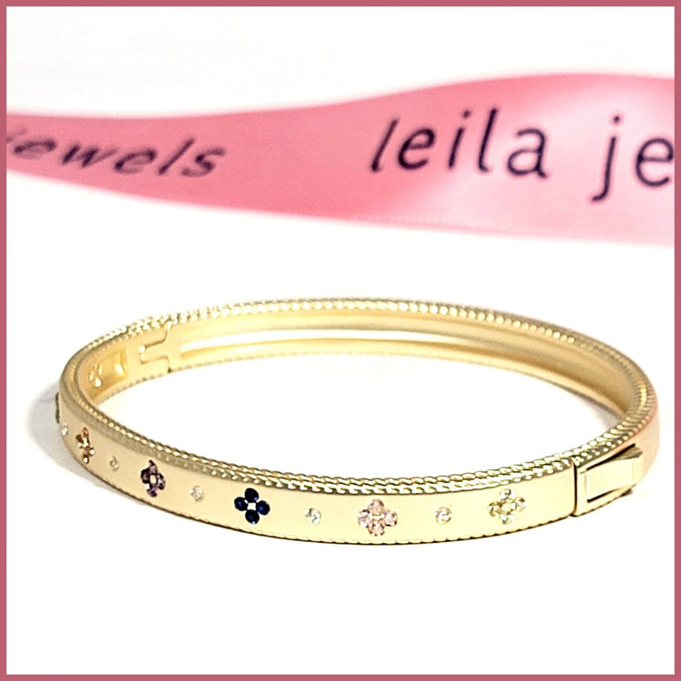 Verona Rainbow Bangle - Leila Jewels