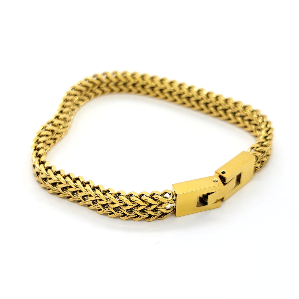 Classic Woven Mesh Link Bracelet - Leila Jewels