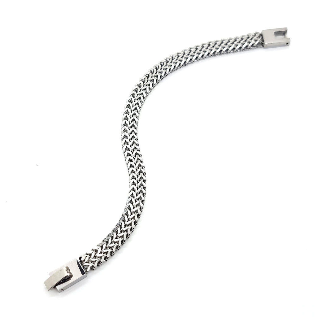 Classic Woven Mesh Link Bracelet - Leila Jewels