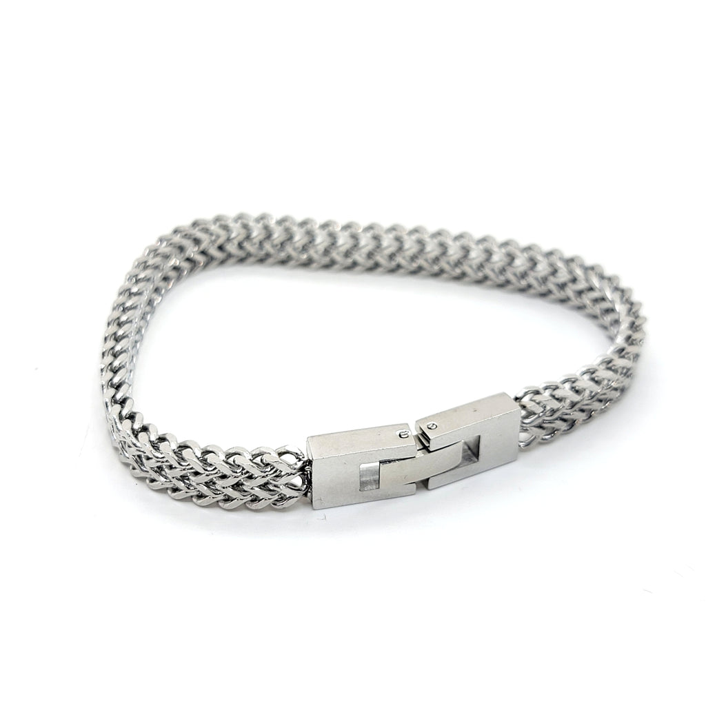 Classic Woven Mesh Link Bracelet - Leila Jewels