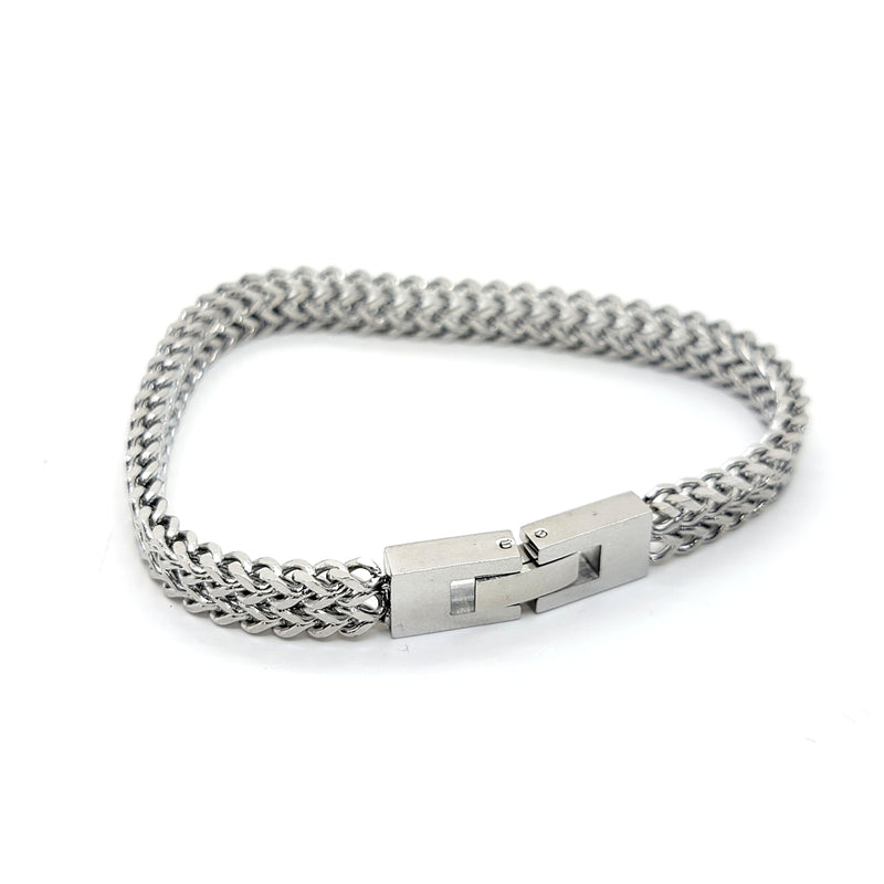 Classic Woven Mesh Link Bracelet - Leila Jewels