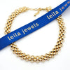 Double Layer Chain Collier Necklace - Leila Jewels