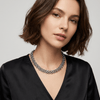 Double Layer Chain Collier Necklace - Leila Jewels