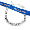 Double Layer Chain Collier Necklace - Leila Jewels