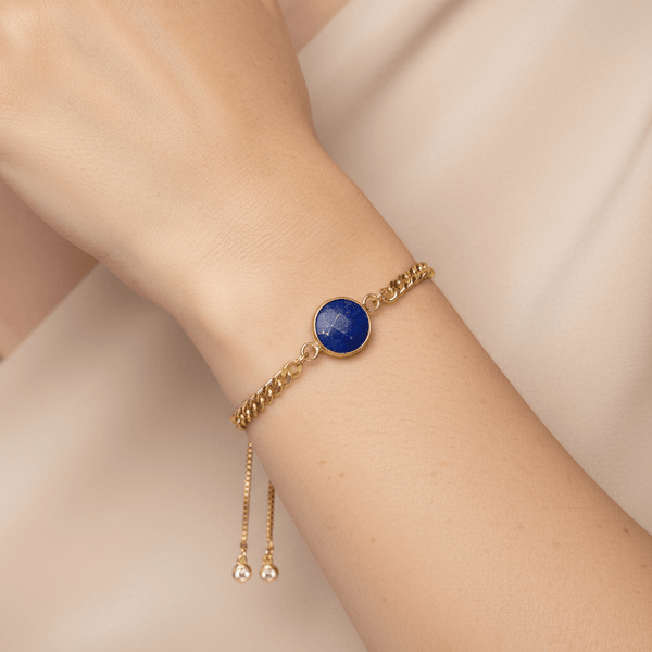 Gemstone Pull Bracelet - Leila Jewels