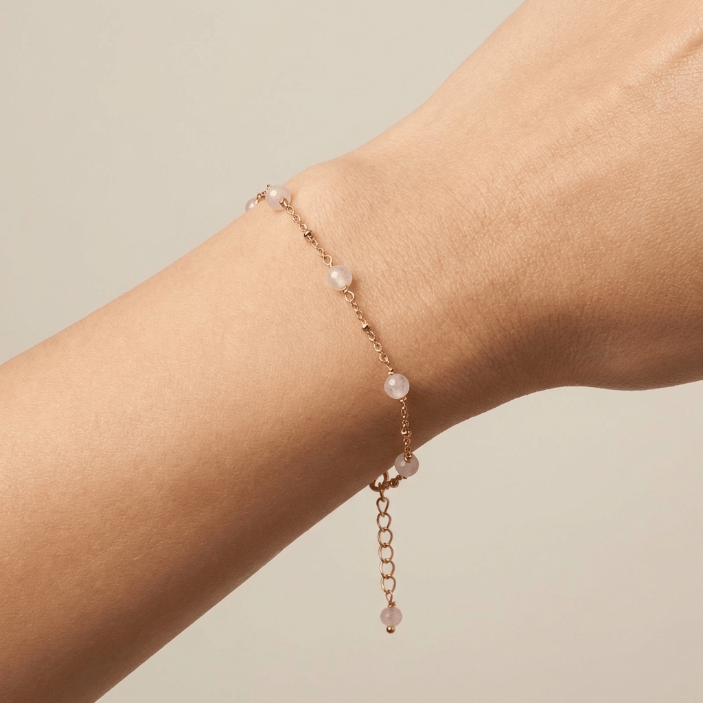 Gemstone Bead Bracelet - Leila Jewels