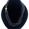 Crystal Bead Multi - strand Necklace - Leila Jewels