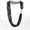 Crystal Bead Multi - strand Necklace - Leila Jewels