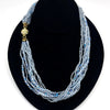 Crystal Bead Multi - strand Necklace - Leila Jewels