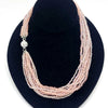 Crystal Bead Multi - strand Necklace - Leila Jewels