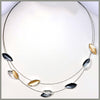 Enamel Leaves Necklace - Leila Jewels
