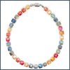 Colorful Crystal Cubes Necklace - Leila Jewels