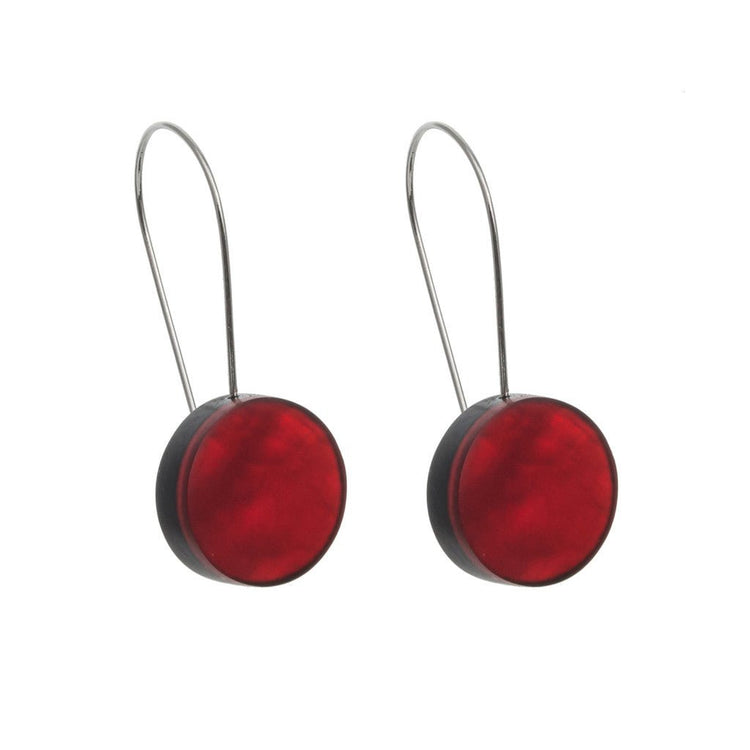 Round Resin Earrings - Leila Jewels