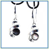 Abalone Ribbon Earrings - Leila Jewels