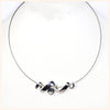 Abalone Ribbon Necklace - Leila Jewels