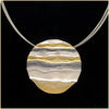 Golden Waves Pendant Necklace - Leila Jewels