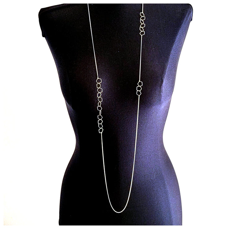 long silver allegra necklace leila jewels