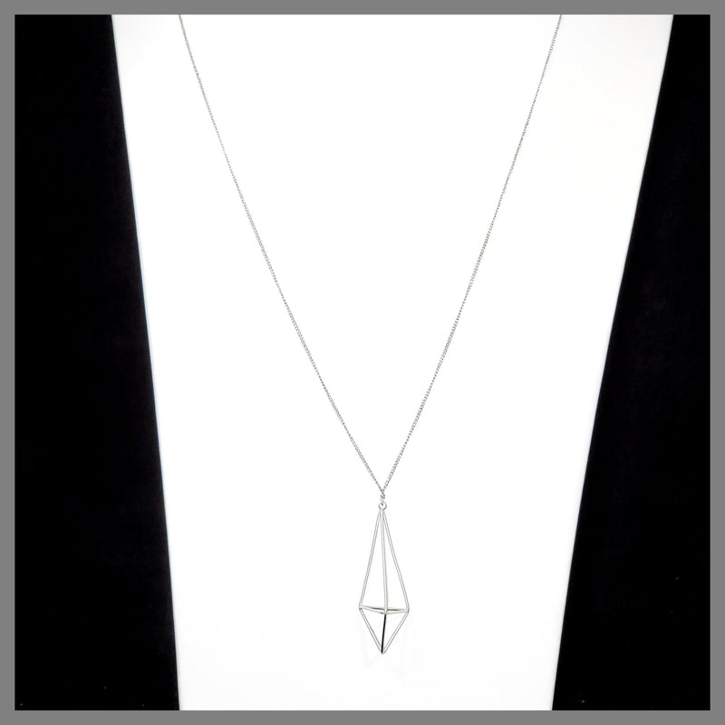 3D Diamond Necklace - Leila Jewels