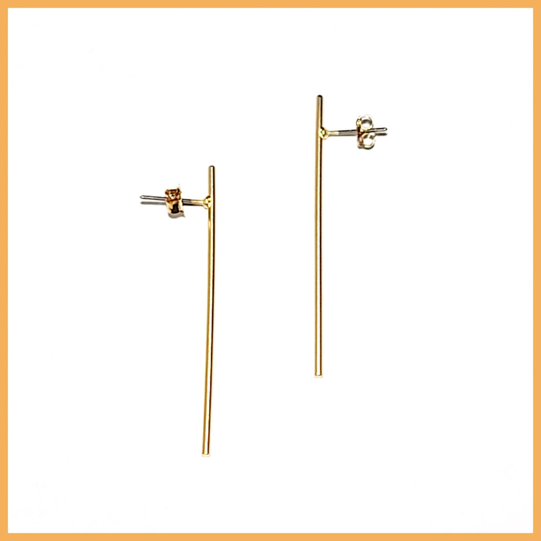 Elongated Ear Studs - Leila Jewels