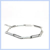 Sterling Pavé Links Bracelet - Leila Jewels