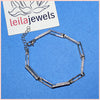 Sterling Pavé Links Bracelet - Leila Jewels