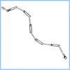Sterling Pavé Links Bracelet - Leila Jewels