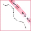 Sterling Pavé Links Bracelet - Leila Jewels