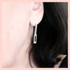Sterling Pavé Links Earrings - Leila Jewels