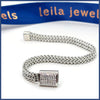 Pavé Clasp Magnet Bracelet - Leila Jewels