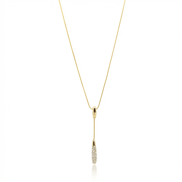 Swarovski Crystal Pavé Pendant Necklace - Leila Jewels
