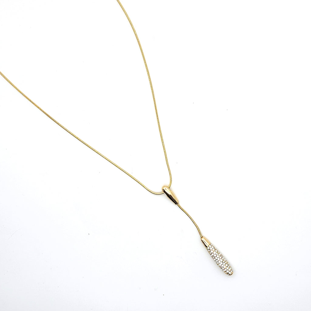 Swarovski Crystal Pavé Pendant Necklace - Leila Jewels