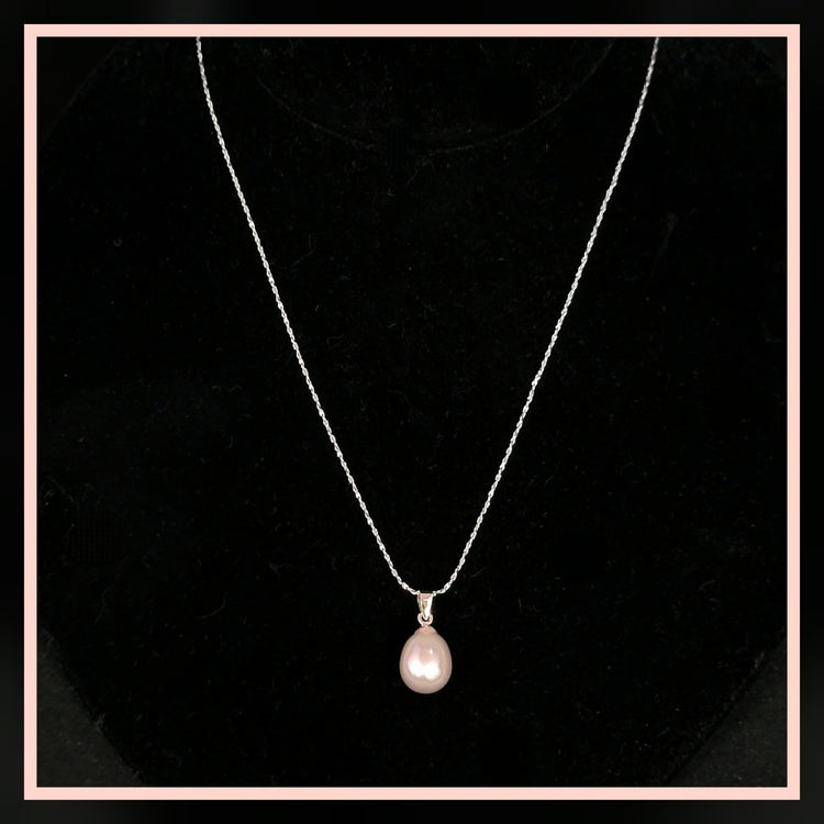 Pearl Teardrop Necklace - Leila Jewels