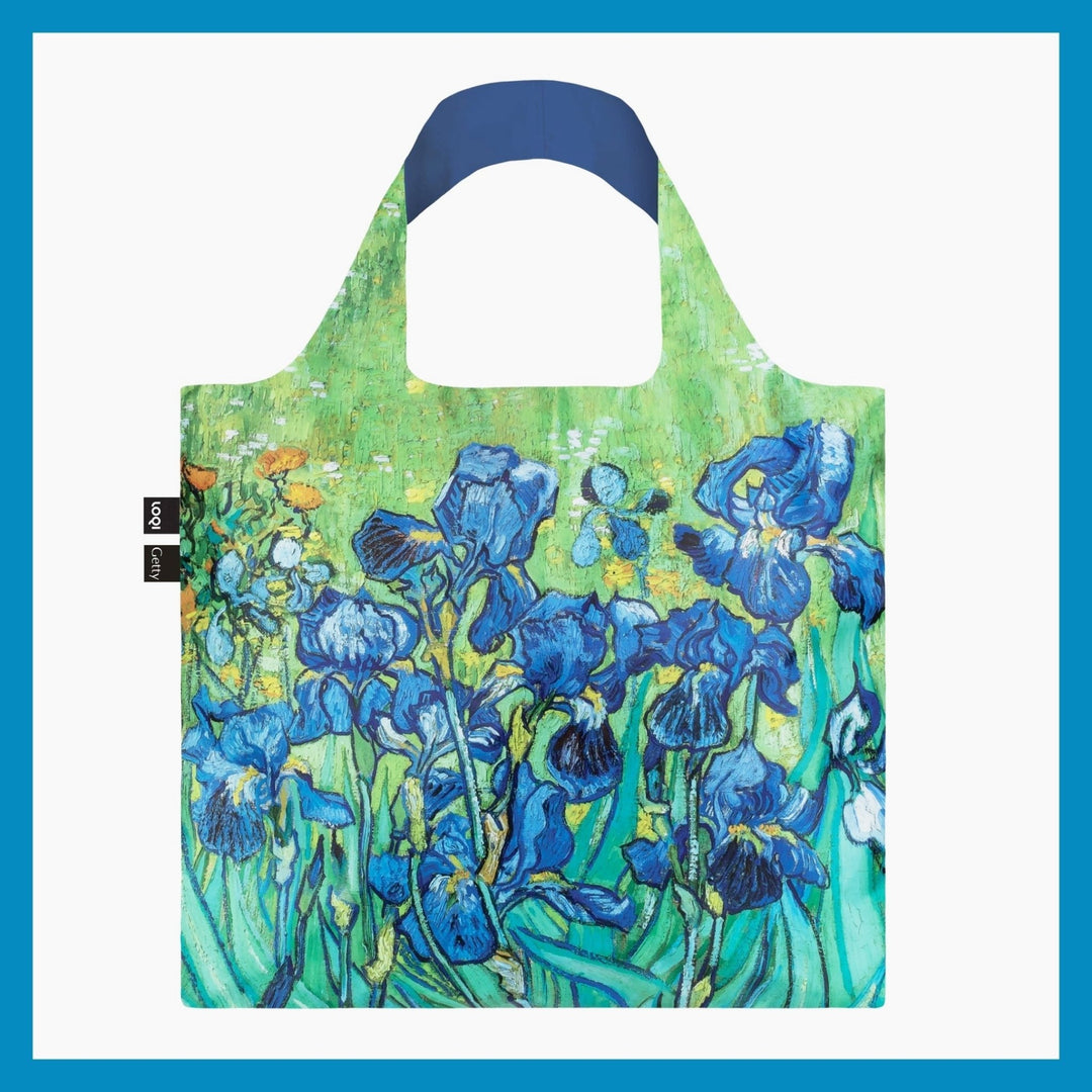 Irises Recycled Tote Bag - Leila Jewels