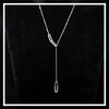 Paperclip Chain Lariat by B. Tiff - Leila Jewels