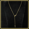 Paperclip Chain Lariat by B. Tiff - Leila Jewels