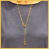 Paperclip Chain Lariat by B. Tiff - Leila Jewels