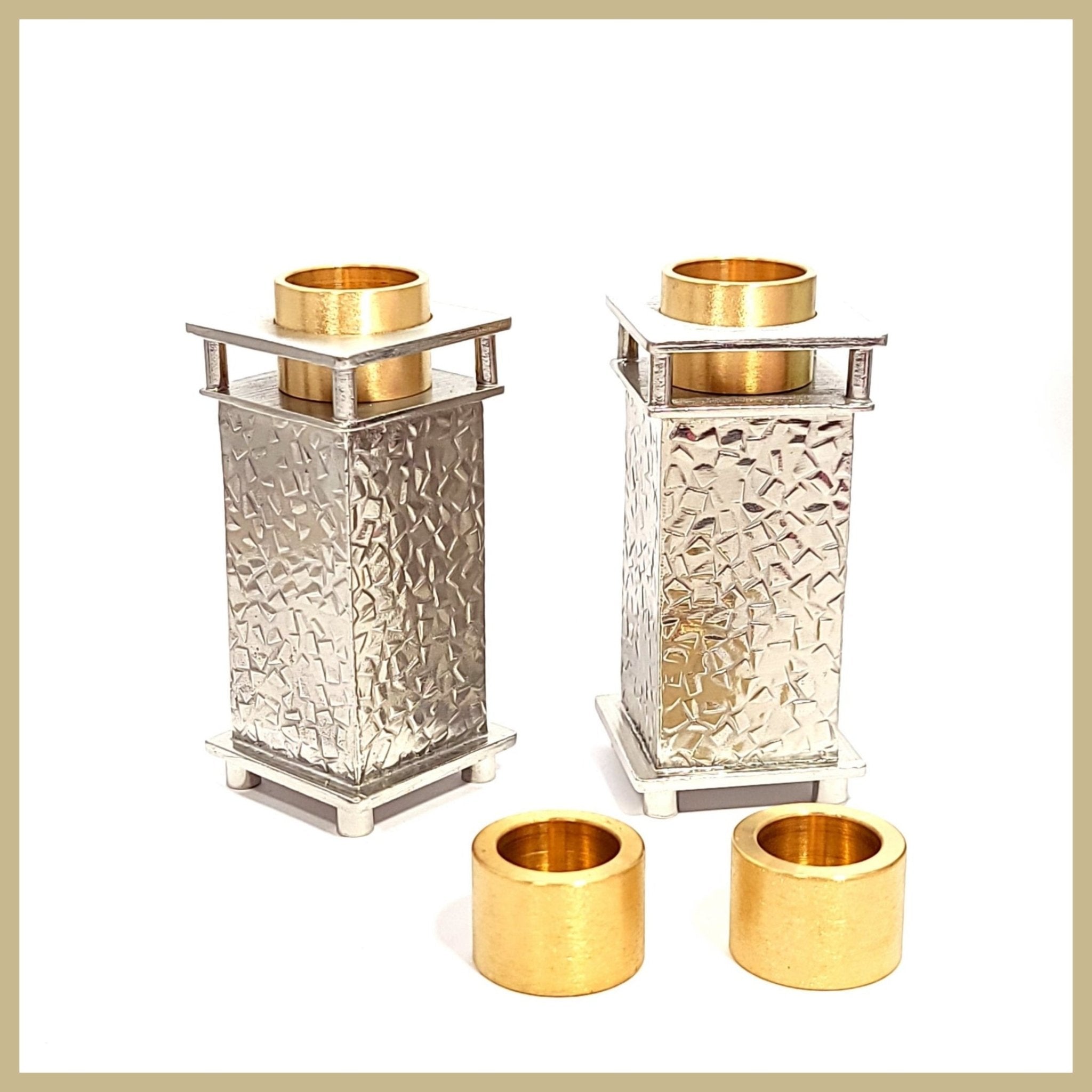 Shabbat Candle Holders by Joy Stember - Leila Jewels