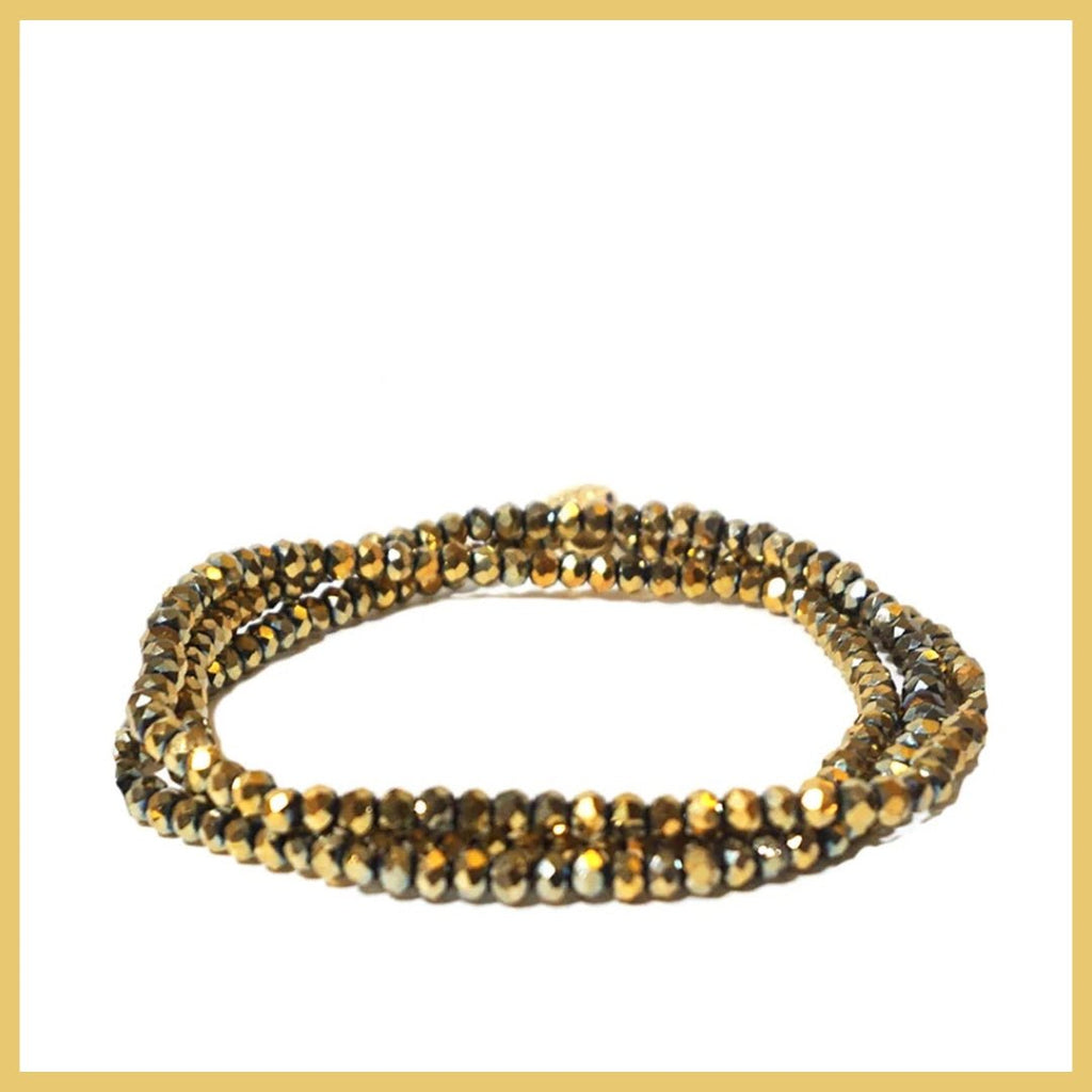Mini Bead Stretch Bracelet - Leila Jewels