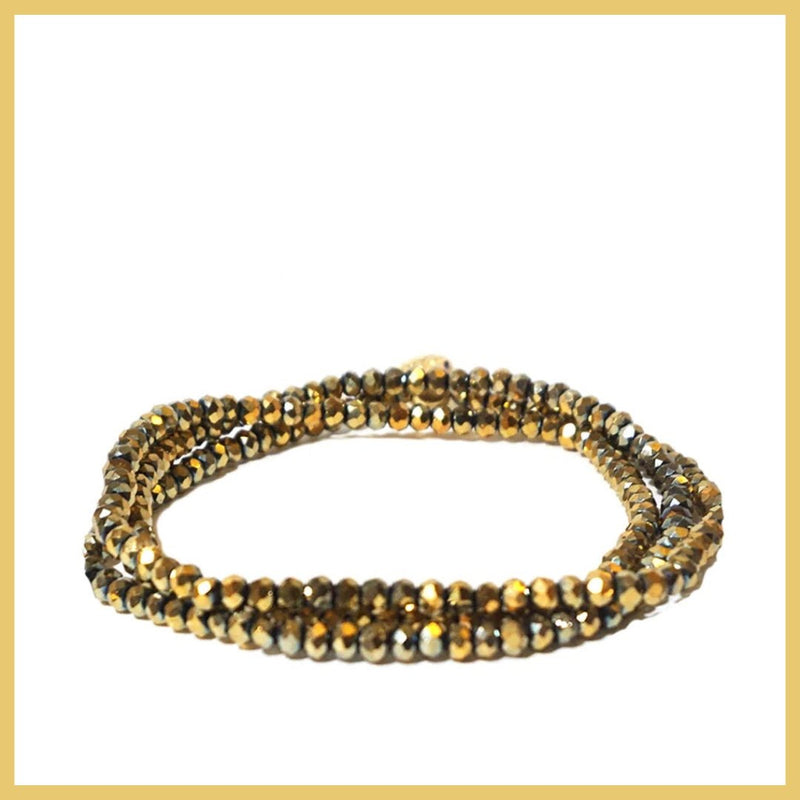 Mini Bead Stretch Bracelet - Leila Jewels