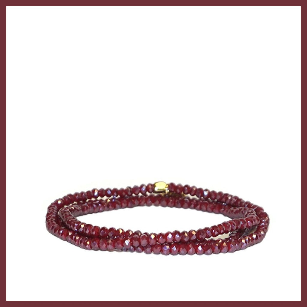 Mini Bead Stretch Bracelet - Leila Jewels