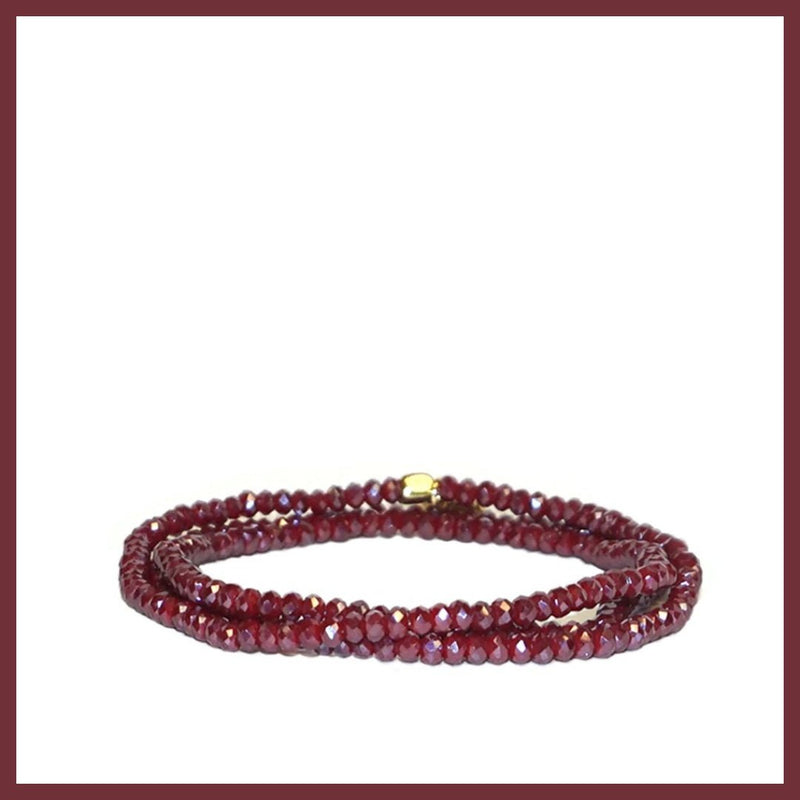 Mini Bead Stretch Bracelet - Leila Jewels
