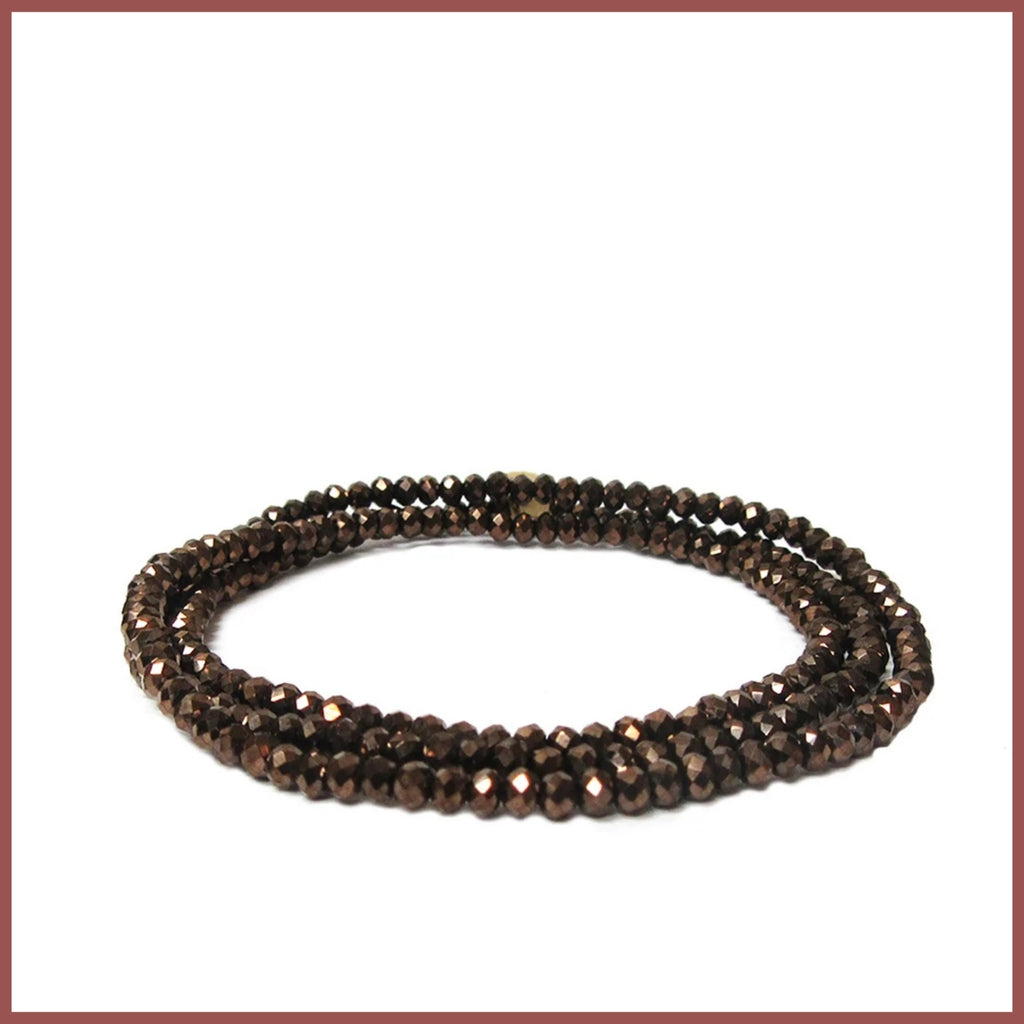 Mini Bead Stretch Bracelet - Leila Jewels