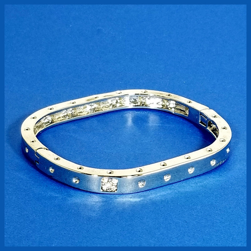Square Sparkle Bangle