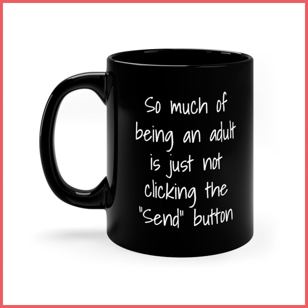Black Coffee Mug - Adult - Leila Jewels