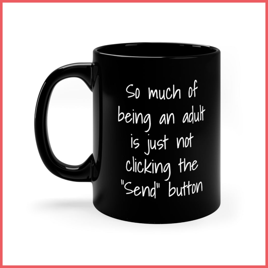 Black Coffee Mug - Adult
