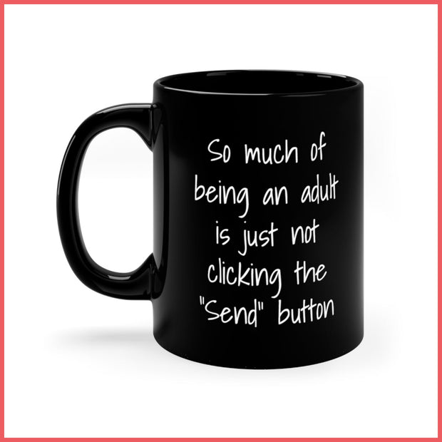 Black Coffee Mug - Adult