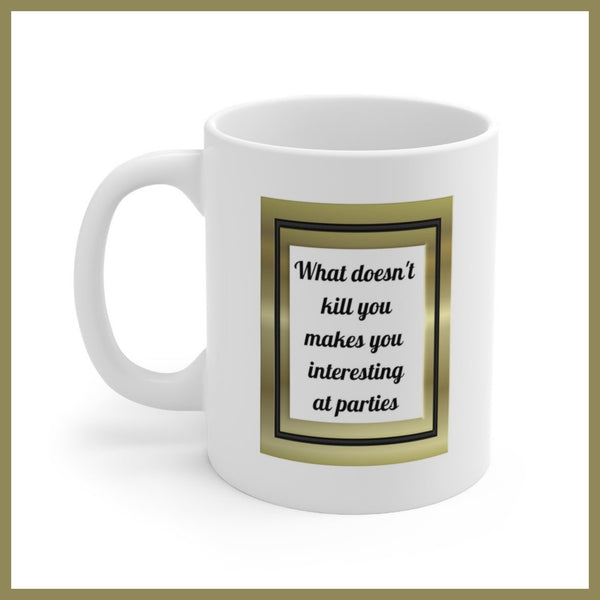 Coffee Mug - Interesting at Parties - Leila Jewels